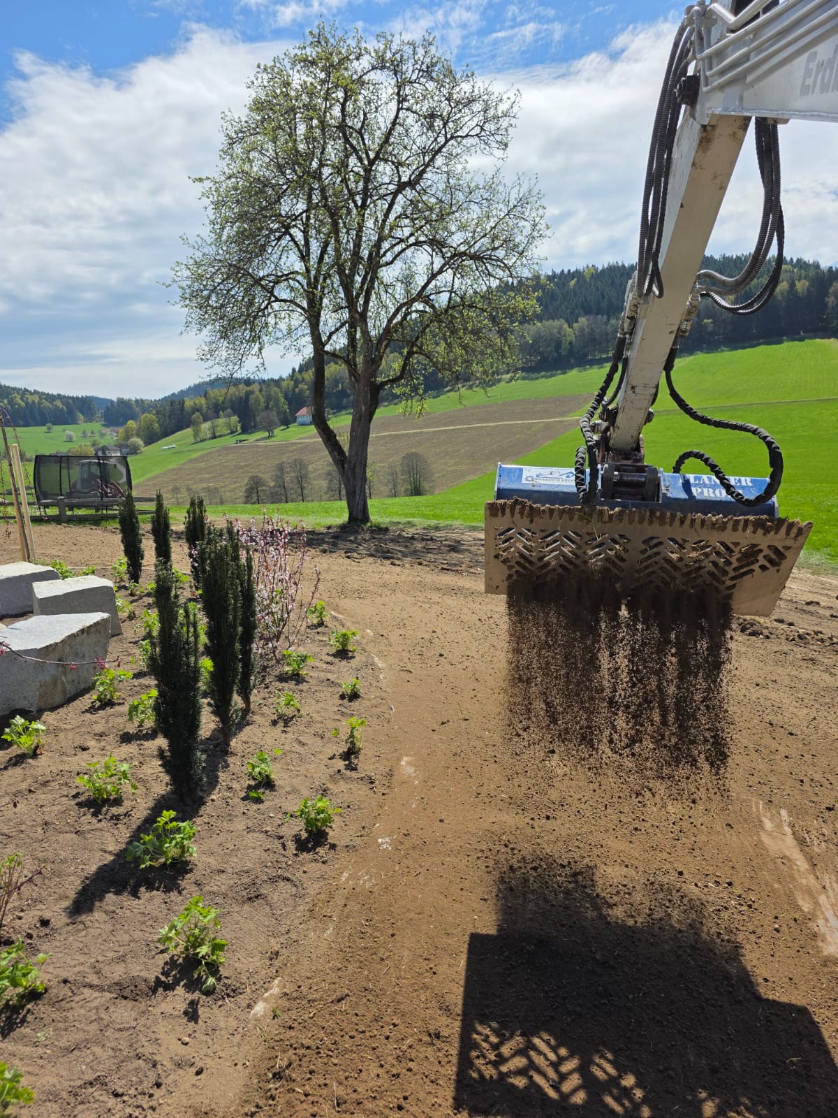 Baggertech im Einsatz